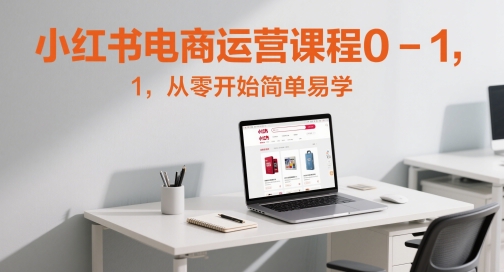 小红书电商运营课程0-1，从零开始简单易学-赛德副业库