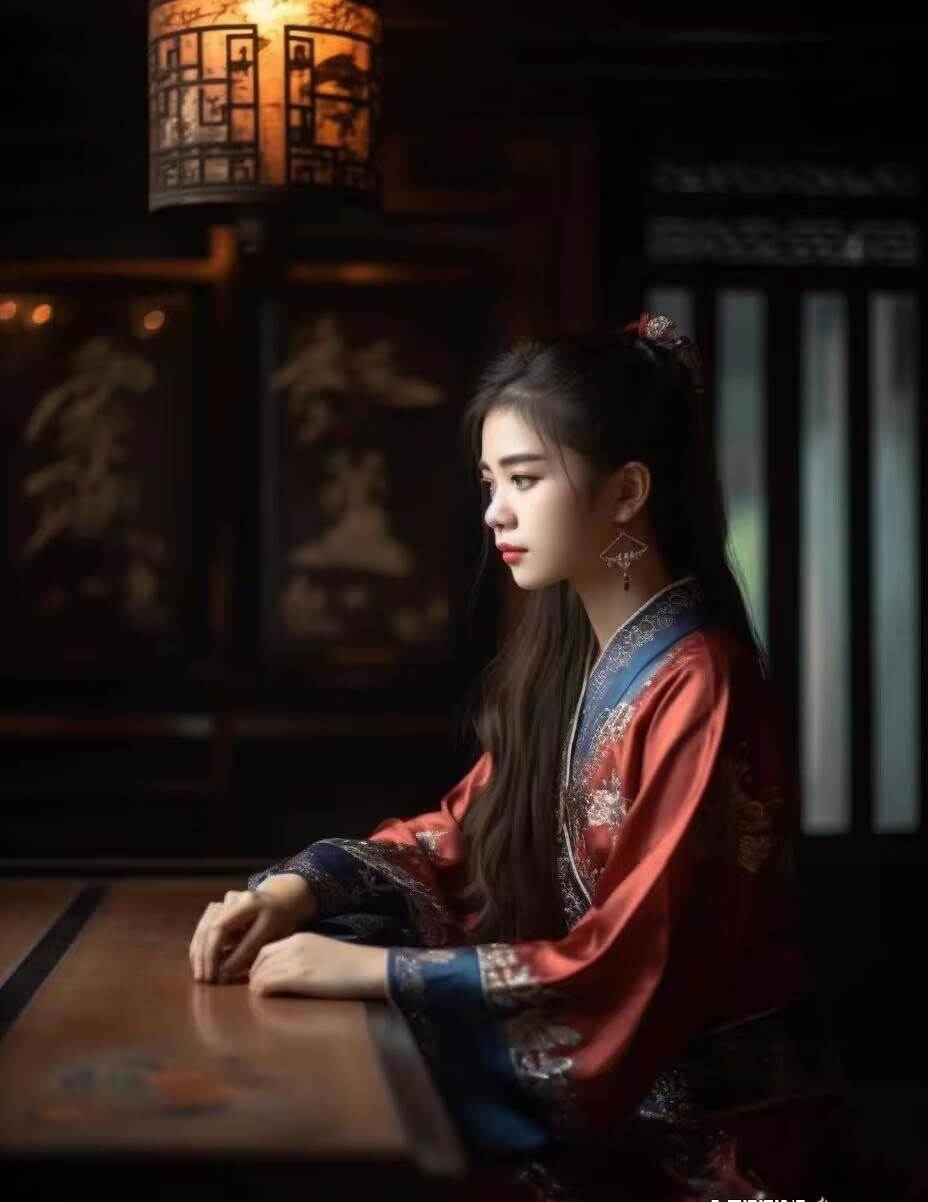 图片[7]-Midjourney关键词-AI生成中国风古装汉服美女人像提示关键词-赛德副业库