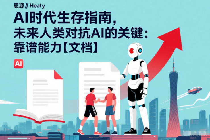 AI时代生存指南,未来人类对抗AI的关键:靠谱能力【文档】-赛德副业库