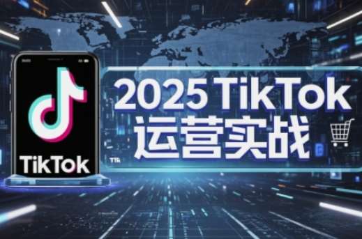 2025TikTok电商运营，掌握TikTok店铺运营核心技巧，实现低成本高转化-赛德副业库