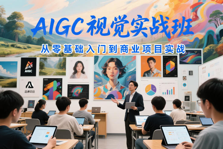 AIGC视觉实战班，从零基础入门到商业项目实战-赛德副业库