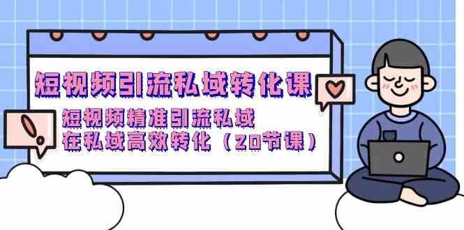 短视频引流私域转化课，短视频精准引流私域，在私域高效转化（20节课）-赛德副业库