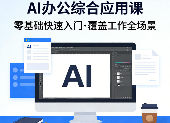 AI办公综合应用课，零基础快速入门，覆盖了工作中各种应用场景-赛德副业库