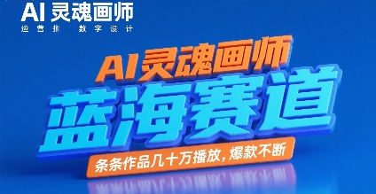 AI灵魂画师，蓝海赛道，条条作品几十W播放，爆款不断-赛德副业库