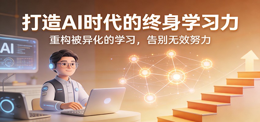 打造AI时代的终身学习力：重构被异化的学习，告别无效努力-赛德副业库