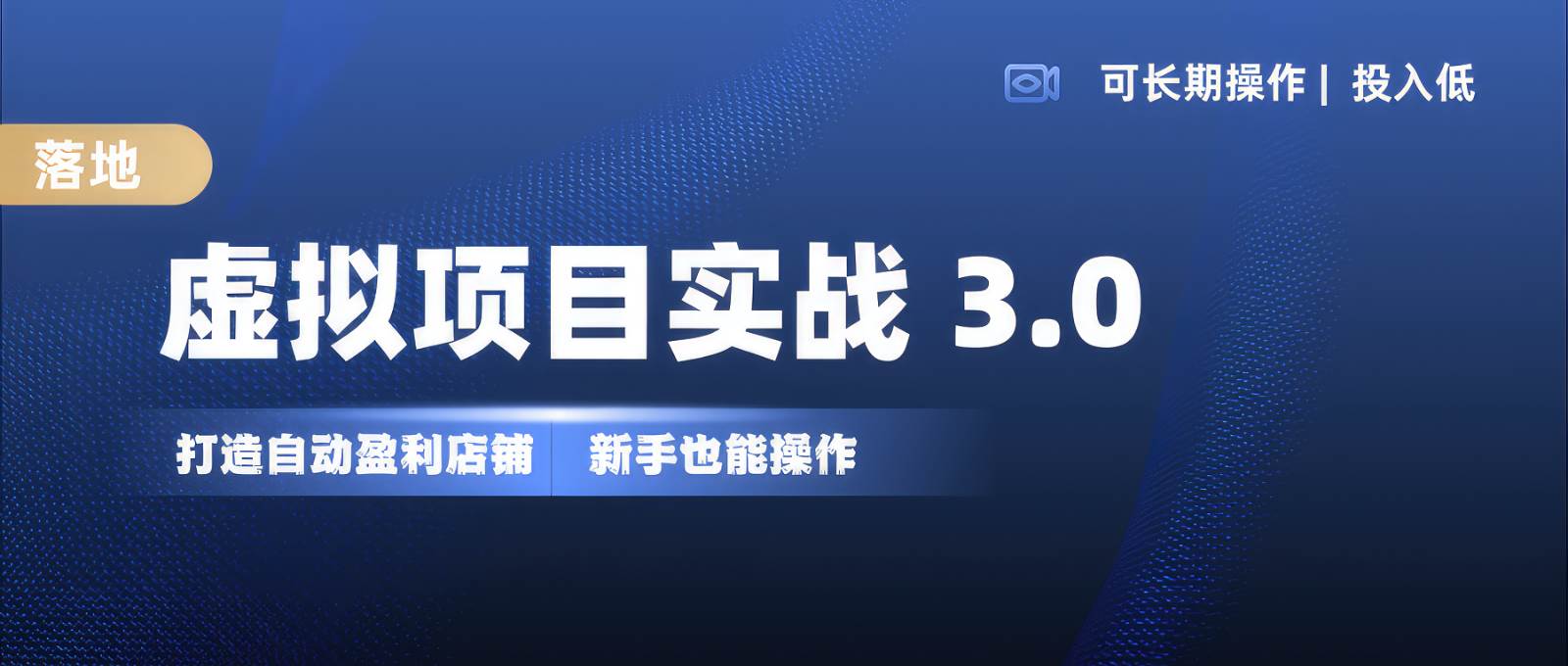 虚拟项目实操落地 3.0,新手轻松上手，单品月入1W+-赛德副业库