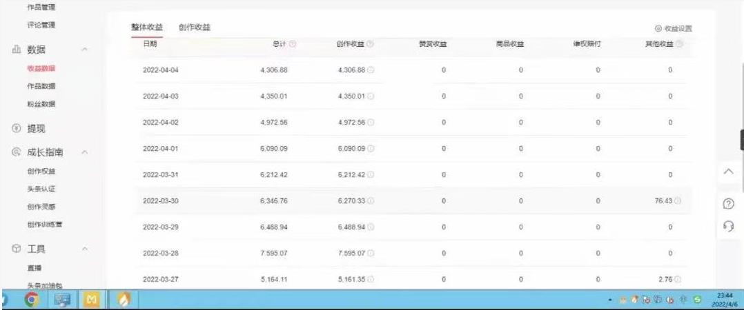 直接丢软件，不用写文案，收益4位数头条中视频的冷门领域-赛德副业库