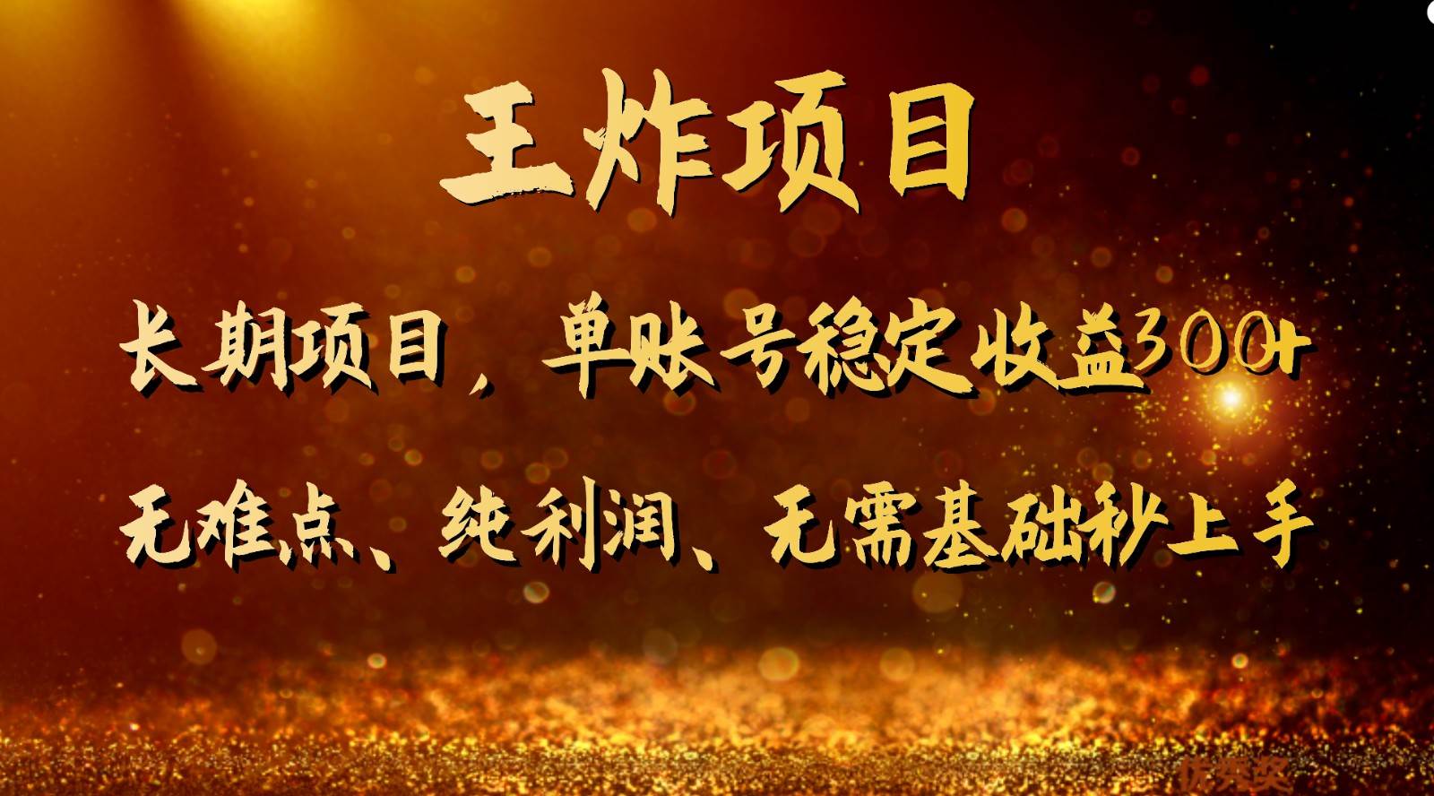 王炸项目！单账号稳定收益300+，适合长期操作的副业兼职。-赛德副业库