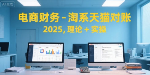 电商财务-淘系天猫对账2025，理论+实操-赛德副业库