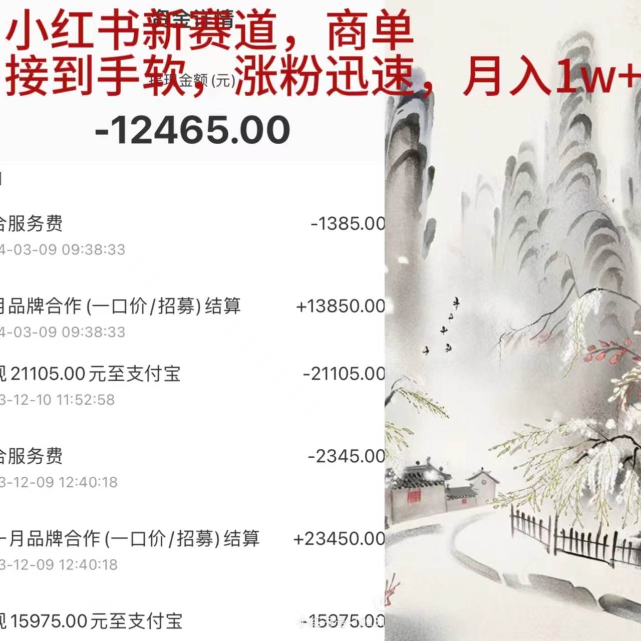 (9436期)小红书新赛道,商单接到手软,涨粉迅速,月入1w+-赛德副业库
