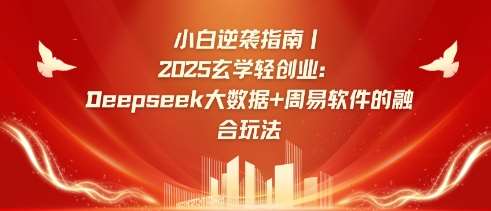 小白逆袭指南，2025玄学轻创业：Deepseek大数据+周易算法的融合玩法-赛德副业库
