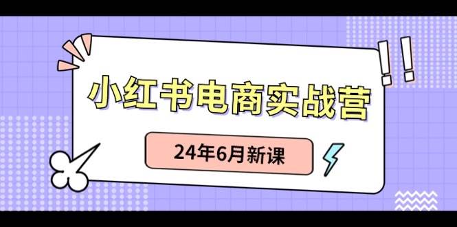 （10984期）小红书电商实战营：小红书笔记带货和无人直播，24年6月新课-赛德副业库