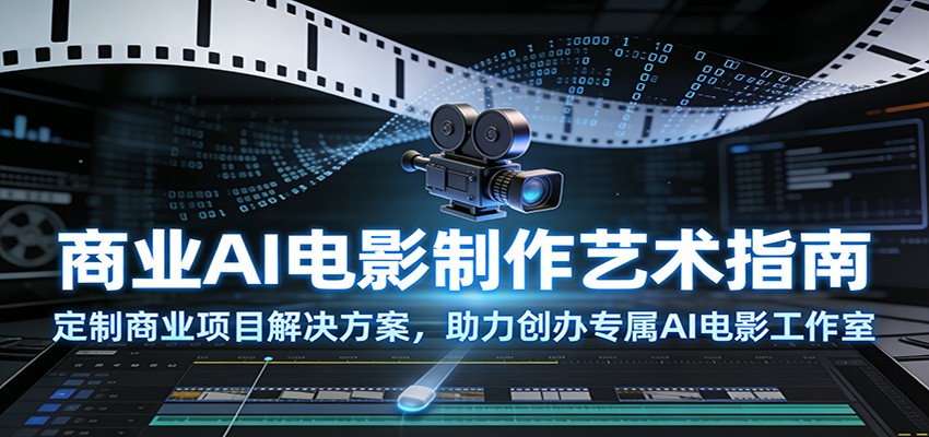 商业AI电影制作艺术指南:定制商业项目解决方案,助力创办专属AI电影工作室-赛德副业库