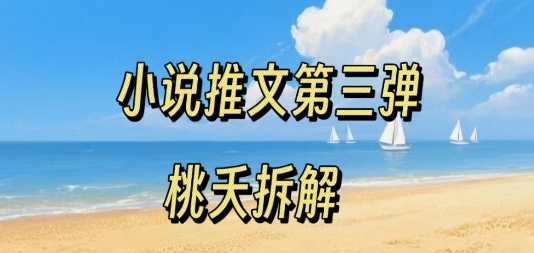 小说推文项目操作全流程第三弹，0粉就能做，门槛低非常适合新手-赛德副业库