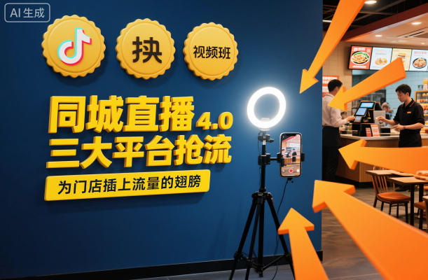 同城直播实操班4.0,三大平台抢流,为门店插上流量的翅膀-赛德副业库