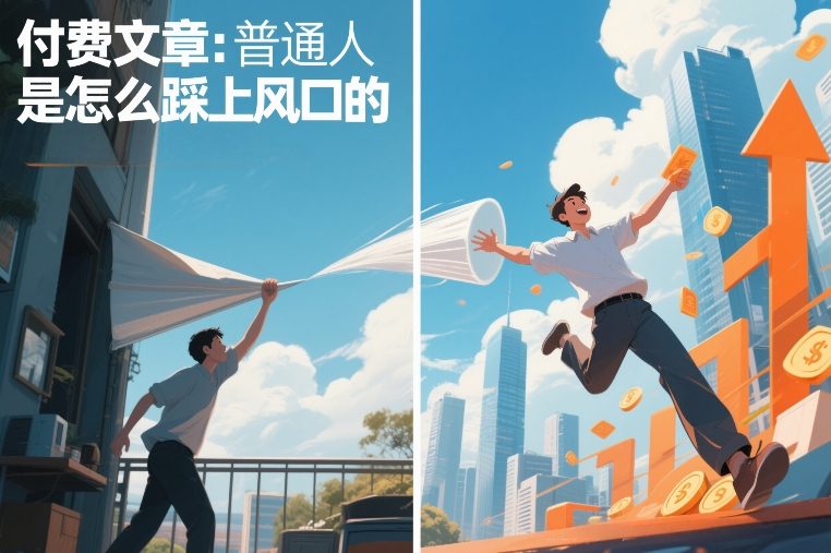 付费文章：普通人是怎么踩上风口的-赛德副业库