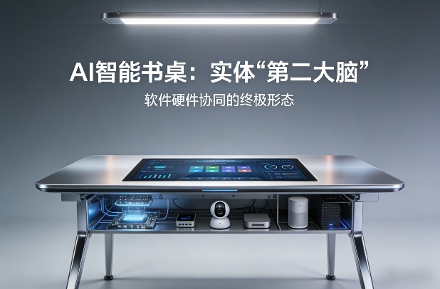 AI智能书桌搭建，构建你的实体“第二大脑”，软件硬件协同的终极形态-赛德副业库