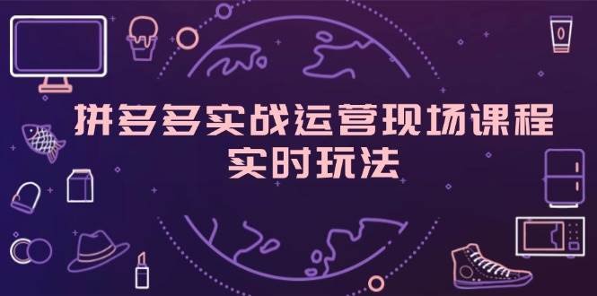 （11759期）拼多多实战运营现场课程，实时玩法，爆款打造，选品、规则解析-赛德副业库