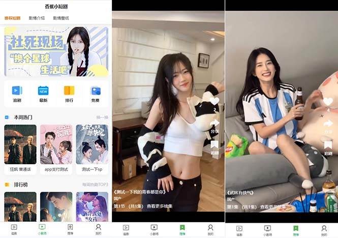 （8542期）小剧场短剧影视系统源码 全开源 带支付收益+会员机制+代理推广等模式【…-赛德副业库