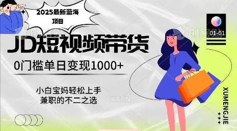 2025最新蓝海项目，0门槛日入1k，小白宝妈轻松上手【仅揭秘】-赛德副业库