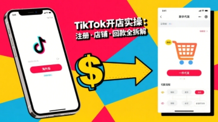 TikTok从开店到投流的进阶课，从基础实操到高阶技巧一网打尽-赛德副业库