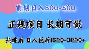 五一节高收益项目，前期做一天收益300-500左右，熟练后日入收益1.5k【揭秘】-赛德副业库