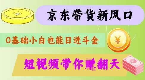 最新京东短视频带货代运营秘籍，轻松躺挣【揭秘】-赛德副业库