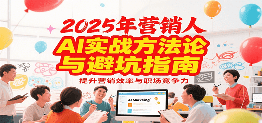 2025年营销实战方法论与避坑指南，利用AI提升营销效率与职场竞争力-赛德副业库