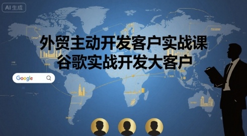 外贸主动开发客户实战课,谷歌实战开发大客户-赛德副业库