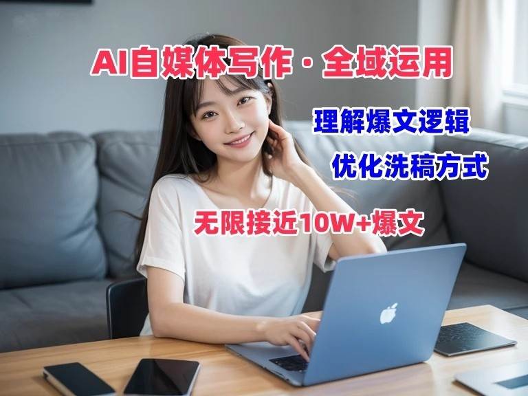 AI自媒体写作 → 价值变现，剖析爆文逻辑，无限接近10W+爆文体验课-赛德副业库