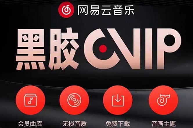 网易云撸黑胶年卡及变现方法，收益可无限放大-赛德副业库
