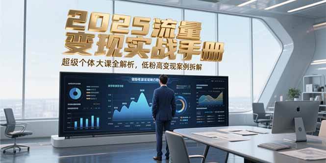 2025流量变现实战手册,超级个体大课全解析,低粉高变现案例拆解-赛德副业库