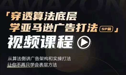 穿透算法底层，学亚马逊广告打法SP篇，从算法侧讲广告架构和实操打法，让你不再只学会表层方法-赛德副业库