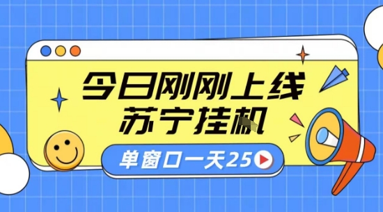 苏宁全自动采集挂G项目 稳定可批量 单窗口收益30+ 附教程【揭秘】-赛德副业库