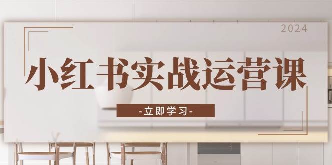 小红书实战运营课：从开通店铺到直播话术，打造爆款笔记与高效直播-赛德副业库