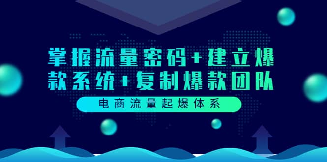 电商流量起爆体系：掌握流量密码+建立爆款系统+复制爆款团队（价值599）-赛德副业库