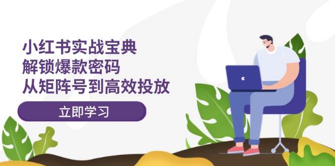 小红书实战宝典:解锁爆款密码,从矩阵号到高效投放-赛德副业库