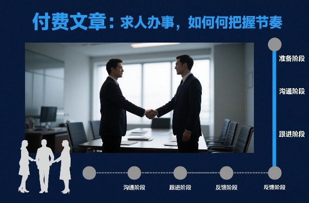 付费文章：求人办事，如何把握节奏-赛德副业库