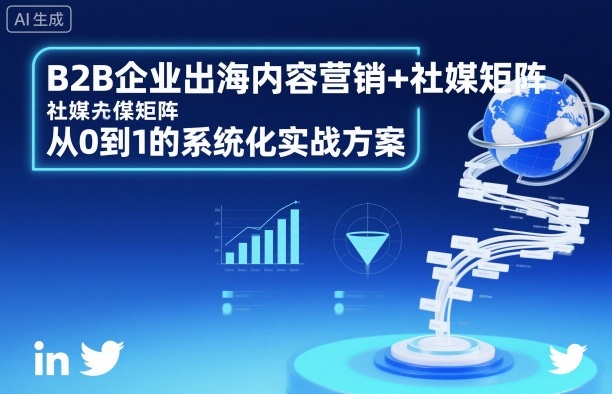 B2B企业出海内容营销+社媒矩阵，从0到1的系统化实战方案-赛德副业库