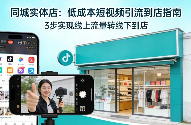 同城实体店,如何低成本把客户从短视频带到线下门店-赛德副业库