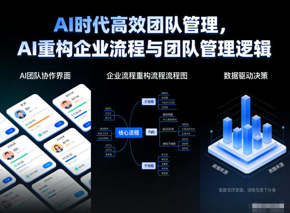 AI时代高效团队管理,AI重构企业流程与团队管理逻辑-赛德副业库