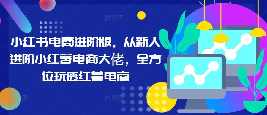 小红书电商进阶版，从新人进阶小红薯电商大佬，全方位玩透红薯电商-赛德副业库