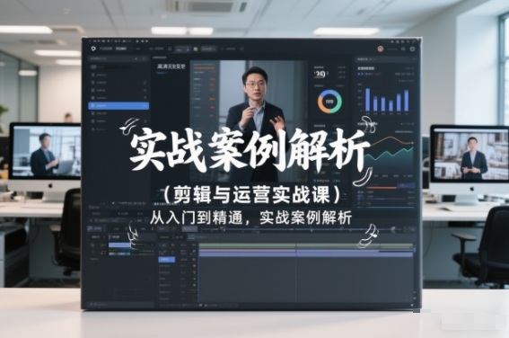 剪辑与运营实战课,从入门到精通,实战案例解析(更新2026)-赛德副业库
