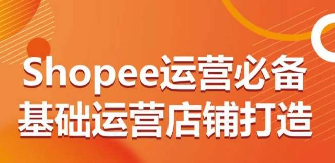 Shopee运营必备基础运营店铺打造，多层次的教你从0-1运营店铺-赛德副业库
