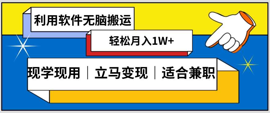 低密度新赛道视频无脑搬一天1000+几分钟一条原创视频零成本零门槛超简单【揭秘】-赛德副业库