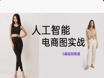 人工智能SD电商图实战，ai绘图0基础到精通-赛德副业库