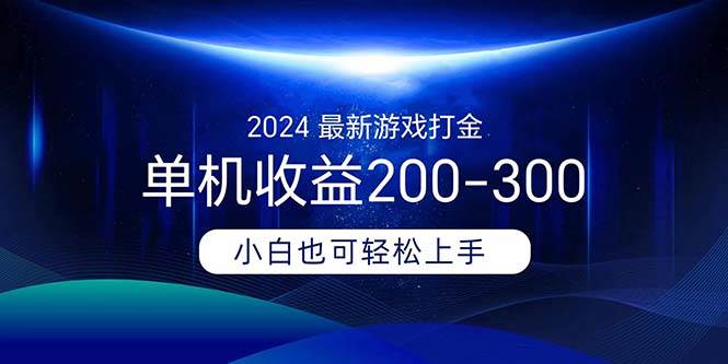 (11542期)2024最新游戏打金单机收益200-300-赛德副业库