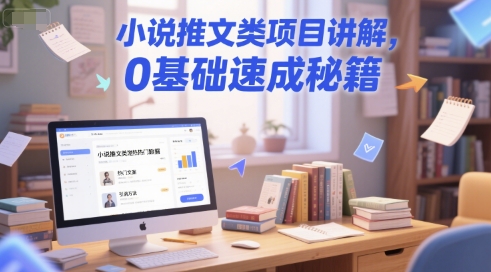 小说推文类项目讲解,0 基础速成秘籍-赛德副业库