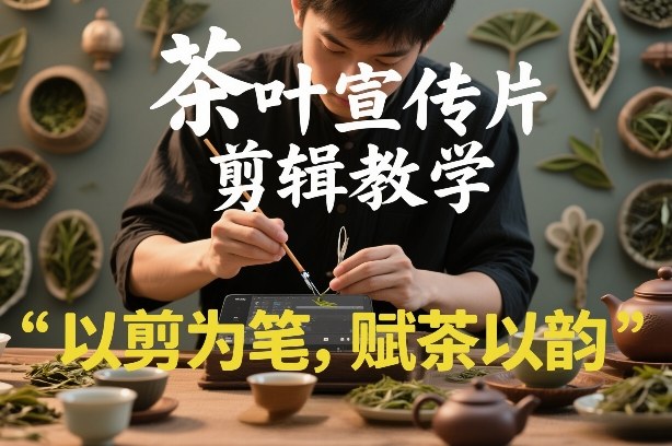 茶叶宣传片剪辑教学,以剪为笔,赋茶以韵,新手也能拍出高级感-赛德副业库