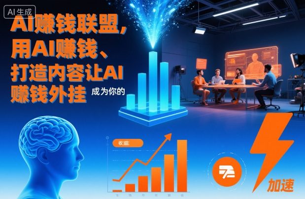 AI賺钱联盟，用AI賺钱、打造内容让AI成为你的賺钱外挂-赛德副业库